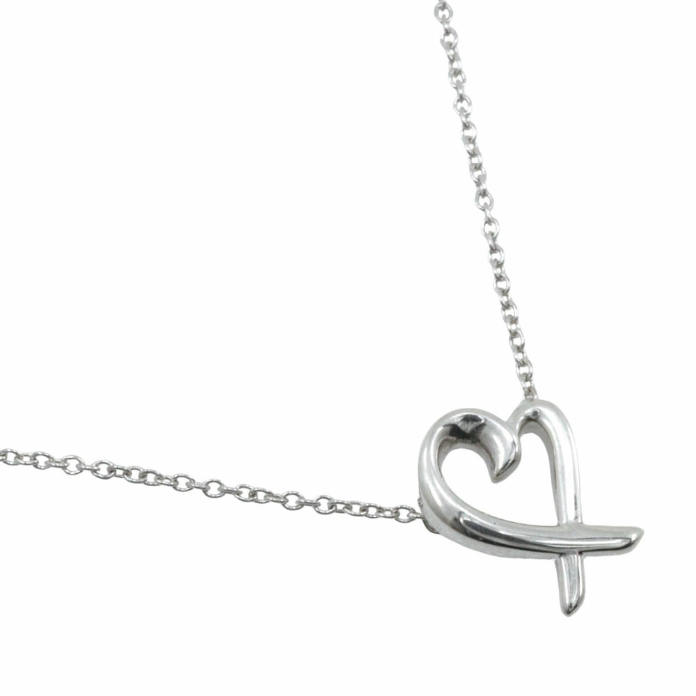 Tiffany Co Loving Heart Necklace Paloma Picasso Sterling Silver